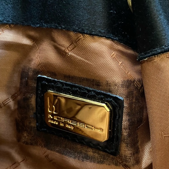 RARE Moreschi bucket draw string closure shoulder bag Made in Italy. - Picture 5 of 6